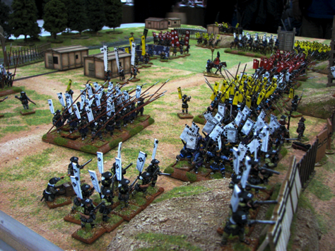 The beseigers. This was superbly presented by Oshiro Model Terrain